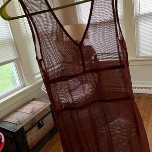 cola fiona beckett for tooke sheer maxi (very demeulemeester, vivienne tam !!)